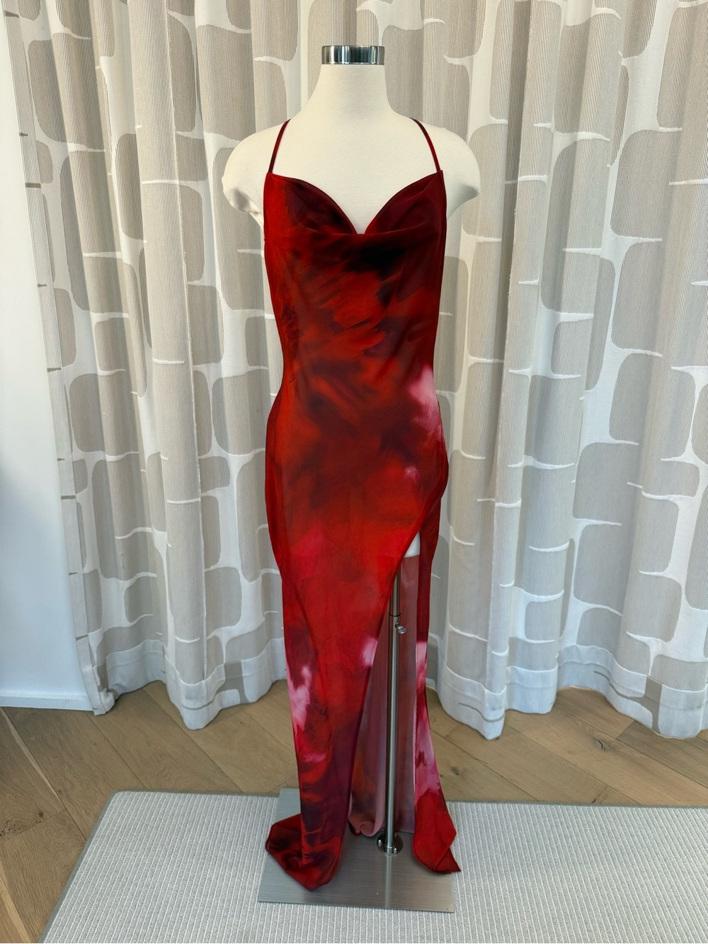 NWT White Fox Boutique Secret Sounds Maxi Dress - Cherry Desire